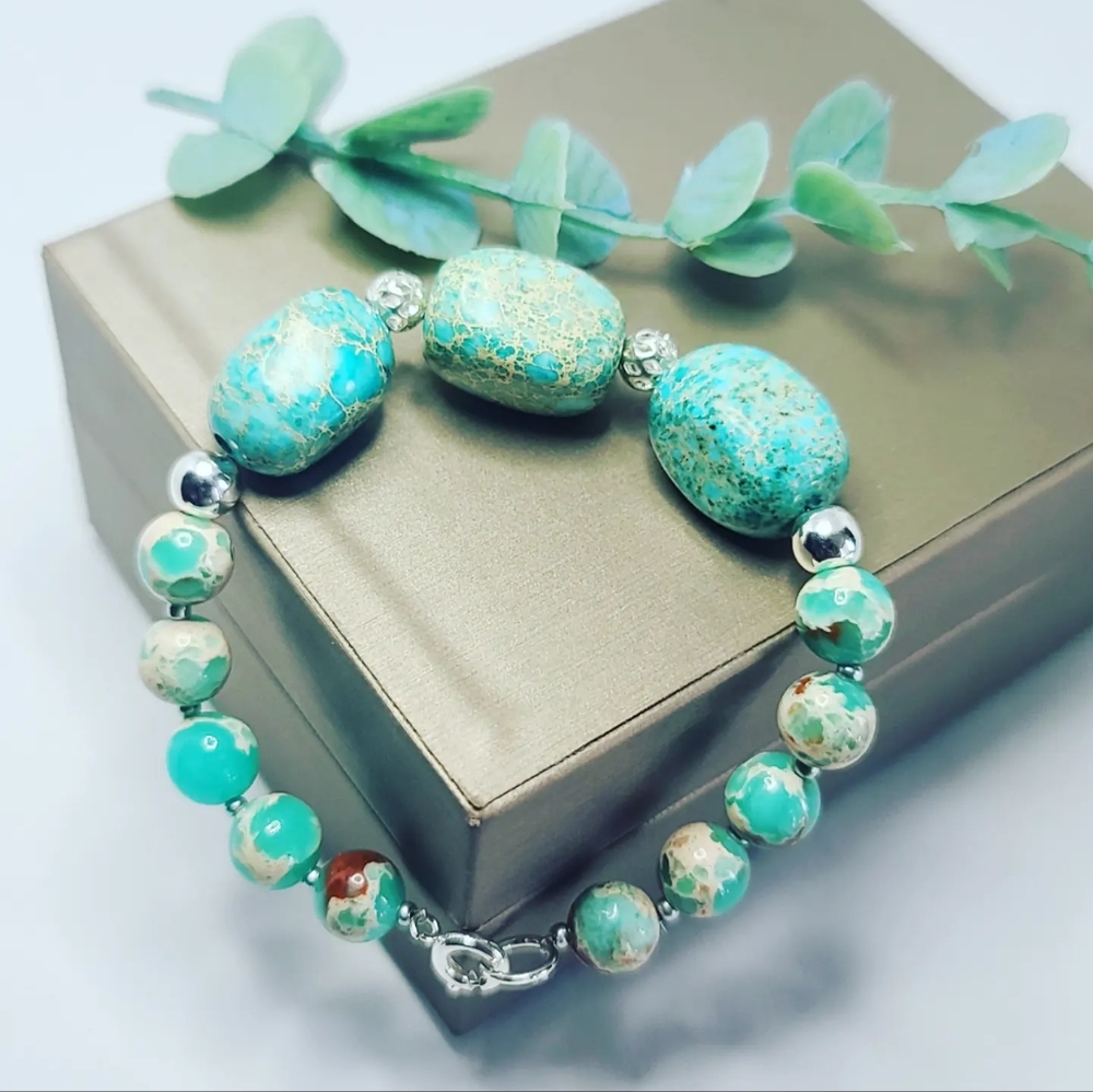 Blue Jasper bracelet